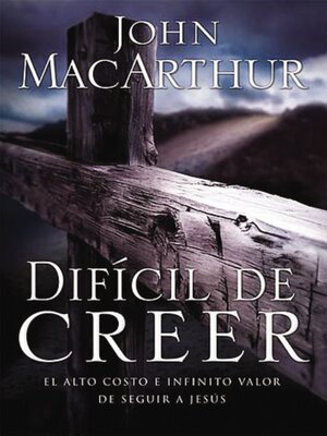 cover image of Difícil de creer